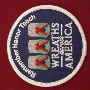 Wreaths Across America iron on patch error free